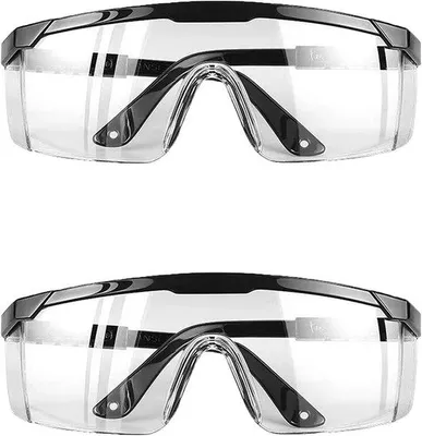 Image de Lunettes de sécurité en matériau résistant aux rayures, anti-buée et adaptées aux porteurs de lunettes
