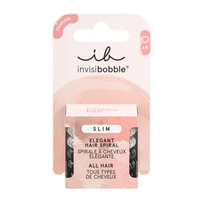 Produktbild von invisibobble Slim - Day and Night, Haarband, Schwarz, Weiß, Monochromatisch, 6 Stück(e)