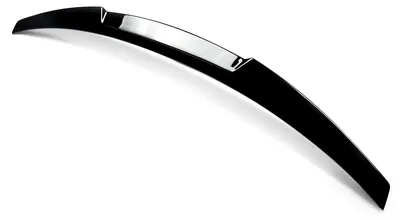 Image de Spoiler arrière brillant noir - Plastique ABS - Aileron de coffre sportif