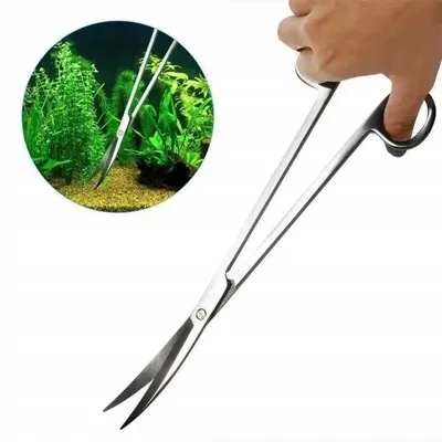 Obrázok produktu pre Nožnice do akvária, 25 cm, nerezová oceľ, zakrivené