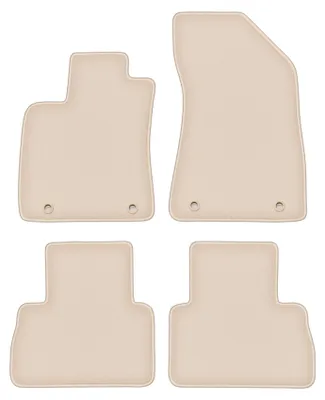 Produktbild von DURBAN Beige Velours-Fußmatten-Set für MG ZS EV LF Crossover (2019-)