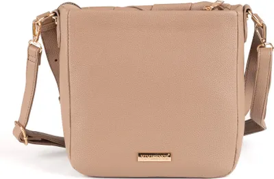 Produktbild von Vivisence Schultertasche aus Kunstleder – Praktische Damenhandtasche mit verstellbarem Schulterriemen, elegante Umhängetasche für den Alltag