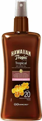 Immagine prodotto di Hawaiian Tropic Olio Spray Protettivo Secco Spf20 Medio 200ml