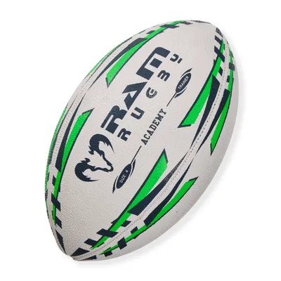 Produktbild von RAM Rugby - Akademie Trainer Rugby-Ball - Größe 4 - grün