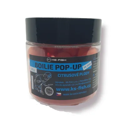 Immagine prodotto di KS-fish KS Fish boilie Pop-up Citrus 14mm 50g