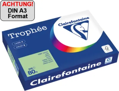 Immagine prodotto di Clairefontaine Kopierpapier 1891PC A3 80g grün 500Bl