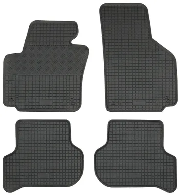 Rigum Gummi Fußmatten Set für Seat Toledo, Mod. Bj. 2005-, 4-teilig, schwarz