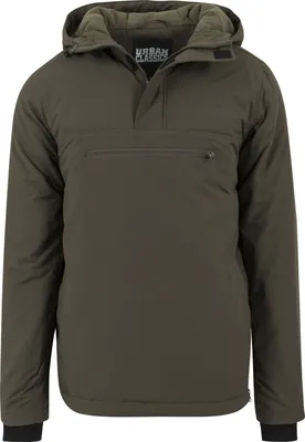 Produktbild von Urban Classics TB1443 | Padded Pull Over Jacket S bis XXL - Farbe: Olive - Größe: L
