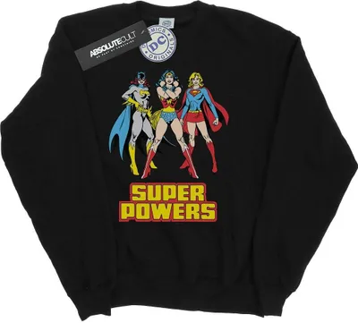 Produktbild von DC Comics - "Super Power" Sweatshirt für Herren BI19715 (XL) (Schwarz)