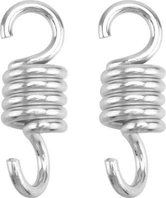 Produktbild von 2er-Pack Zugfedern für Hängesessel und Hängematten, Veranda-Schaukel-Aufhänger, Hängesessel, 440 lbs (7 mm) Edelstahl-Zugfeder.