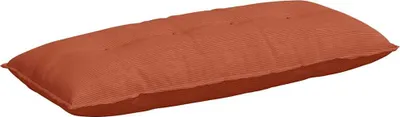 Zdjęcie produktu dla vidaXL Poduszka na plecy czerwono-pomarańczowa 120 x 50 cm z tkaniny sztruksowej
