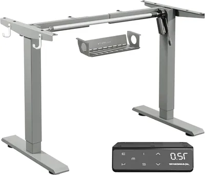 Produktbild von Elektrisch höhenverstellbarer Schreibtischrahmen - Steh-Sitz-Schreibtisch - Höhenverstellbarer Schreibtisch - Schreibtischgestell