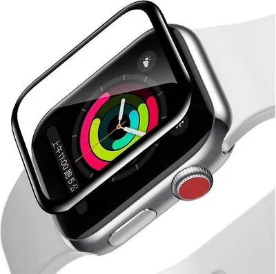 Produktbild von Wozinsky Hybrid Bildschirm gehärtetes Glas für Apple Watch 3 / 2 / 1 Schwarz