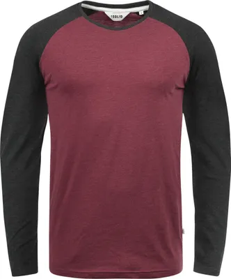Produktbild von Solid SDBastien Herren Longsleeve Langarmshirt Shirt mit Rundhalsausschnitt Baumwollmischung Regular fit