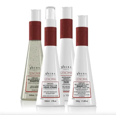 Obrázek produktu pro Ybera Genoma - regenerační sada na vlasy | rekonstrukce - 4x500ml