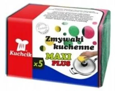 Zdjęcie produktu dla Gąbki kuchenne Maxi Plus 5 sztuk Kuchcik 3013