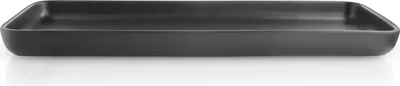 Produktbild von Eva Solo Servierplatte Nordic Kitchen, Servierschale, Geschirr, Platte, Steinzeug, Schwarz, 13 x 37 cm, 502778