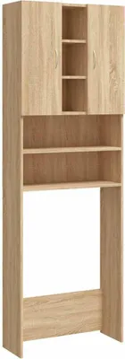 Produktbild von vidaXL Waschmaschinenschrank Sonoma-Eiche 64x25,5x190 cm