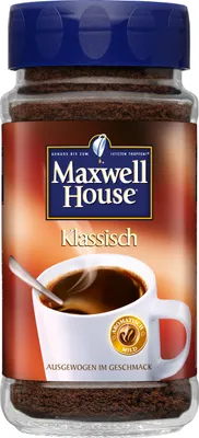 Produktbild von Maxwell House klassisch, löslicher Kaffee, 200g-Glas