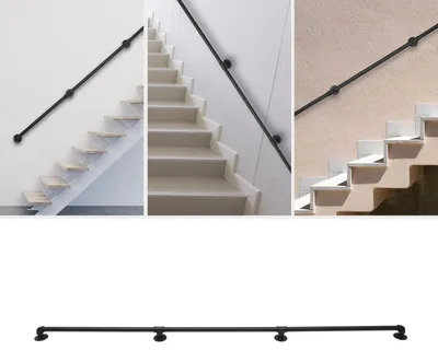Immagine prodotto di Ringhiera - Balaustra - Corrimano - Supporto - Maniglia - Design moderno - Acciaio zincato
