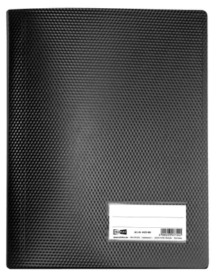 Productafbeelding van Veloflex® 4420480 Transparante ordner Diamond - A4, PP, 20 insteekhoesjes, 10 mm, zwart