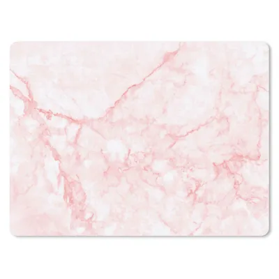 Produktbild von MuchoWow® Mauspad Mousepad Marmor - Weiß - Rosa - Chic 40x30 cm - Mousepads - Maus Mat - Pad - Mausunterlage - Anti Rutsch
