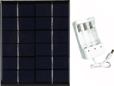 Obrázek produktu pro 2W 6V solární nabíječka – mobilní solární panel pro nabíjení smartphonů a powerbank