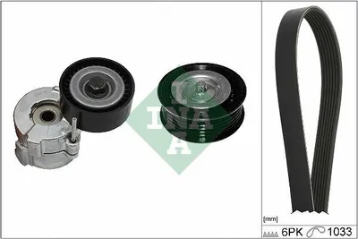 Produktbild von INA 529 0418 10 Keilrippenriemensatz für FIAT BRAVO II (198)