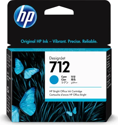 Produktbild von HP 712 29-ml Cyan DesignJet Ink Cartridge