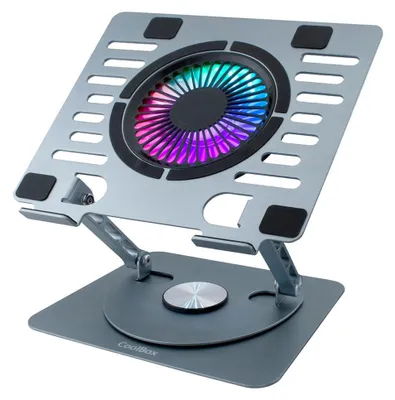 Obrázok produktu pre CoolBox COO-NPC17-AV1, 43,2 cm (17"), 1 kusov, 11 cm, Tlačidlá, Otočné, 1000 ot/min, 38 cfm