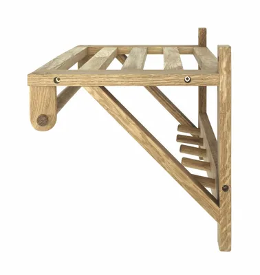 Produktbild von Haku Wandgarderobe aus Massivholz Eiche geölt