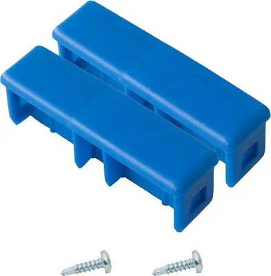 Produktbild von 1 Paar Kopfstopfen 97 x 25 mm Krause 211057 blau für STABILO Leitern Kappen