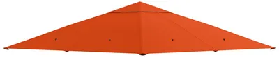 Productafbeelding van Vervangend dak voor tuinpaviljoen, polyester, 2,98 x 2,98 m, oranje
