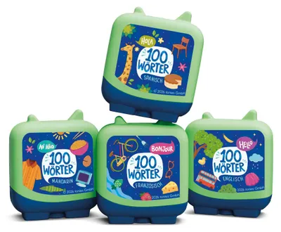 Produktbild von tonies Pocket Tonies Set 100 Wörter-Sprachen dieser Welt Hörfigur