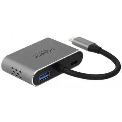 Obrázok produktu pre DeLOCK 64074 dokovacia stanica pre notebooky a portreplikátor USB 3.2 Gen 1 (3.1 Gen 1) Type-C Grau
