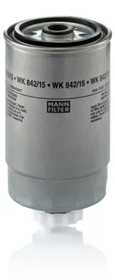 Obrázok produktu pre Palivový filter MANN-FILTER WK 842/15