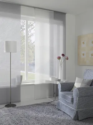 Zdjęcie produktu dla Gardinia zasłona panelowa tkanina Entry szary 60 x 245 cm