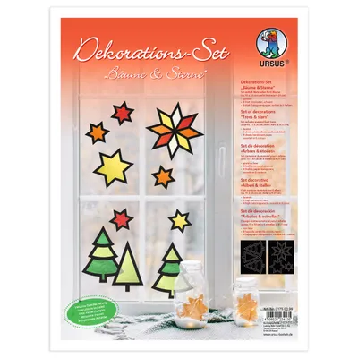 Produktbild von URSUS 21750099, Mehrfarbig, Fenster, Glas, Weihnachten