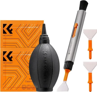 Produktbild von Kamera Reinigungsset: Tuch, Stift, 2 Stäbe, Luftgebläse & 6in1 APS Kit