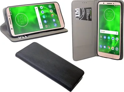 Obrázek produktu pro Motorola Moto G6 Pouzdro na mobilní telefon Flipové pouzdro Smartphone Ochranný kryt Black