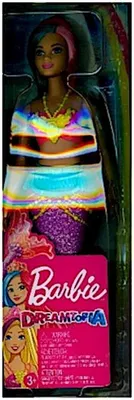 Produktbild von Barbie Dreamtopia Meerjungfrau Puppe (türkis- und pinkfarbenes Haar)