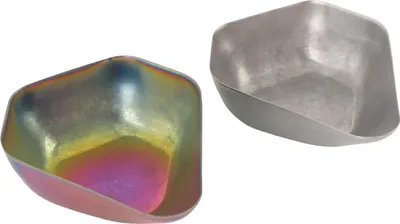 Zdjęcie produktu dla 2 SZTUK Filiżanka do dozowania ziaren kawy ze stali nierdzewnej Taca do ważenia ziaren kawy Łyżka do kawy w proszku Kolorowa i w stylu retro