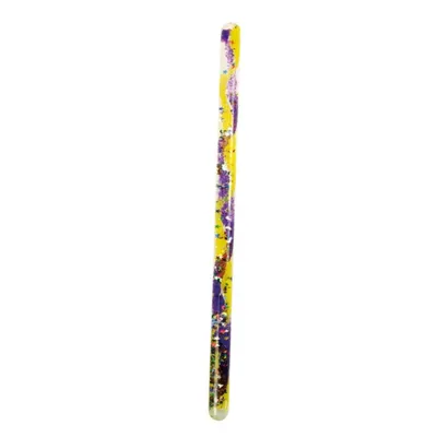Image de Bigjigs Toys, baguette magique en spirale, 1 pièce, violet et jaune