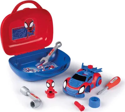 Productafbeelding van Smoby - Spidey - Children's DIY tool kit - 13 accessories - From 3 years old