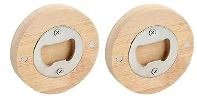 12 magnetische Flaschenöffner aus Holz, 12er-Pack