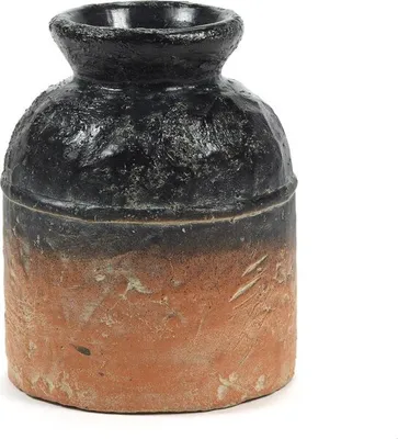 Produktbild von Serax Blumentopf Dekotopf Terrakotta-Schwarz D 15 cm H 19 cm Öffnung 5 cm