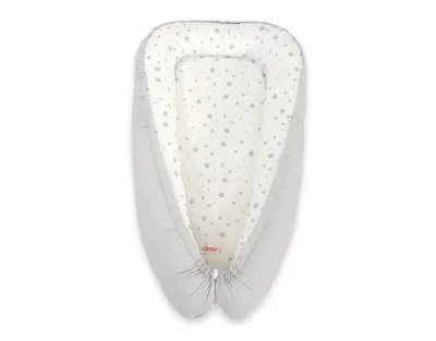 Produktbild von Bobono Babyschlafsack Kokon Premium Grau 95x55 cm mit Okotex-er Füllung und verstellbarer Größe