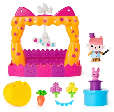 Produktbild von Gabby's Dollhouse - Balkon-Spielset Baby Box Talentwettbewerb