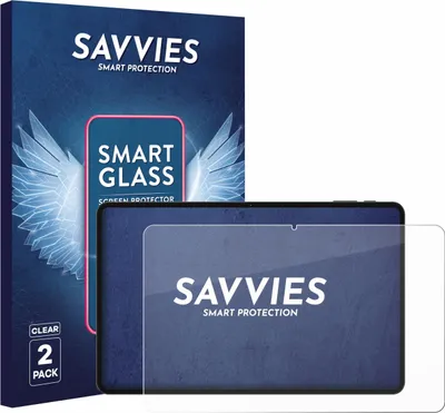 Produktbild von 2x Savvies Schutzglas Folie für Teclast T60 Pro 9H Panzer Schutzfolie Glas Displayschutz klar transparent