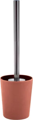Zdjęcie produktu dla Spirella Szczotka do WC Szczotka do toalety "Takeo" z higienicznym pojemnikiem Bamboo Terracotta Red